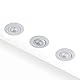 HCFEI LED Einbaustrahler Flach Dimmbar, Schwenkbar 5W LED Spots 230V, IP44 Bad Einbauleuchten Deckenspots Einbauspots, 3CCT Warmweiß Neutralweiß Kaltweiß (3er set, Weiß, 38°)