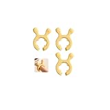 DIANX シリコンキッチン用品レスト 3個セット かわいい 鹿の耳の形 ヘラホルダー スプーンレストホルダー 鍋スパチュララック 耐熱 使いやすい 火傷防止 オーバーフロー防止 キッチン必需品 便利グッズ 料理 補助ツール