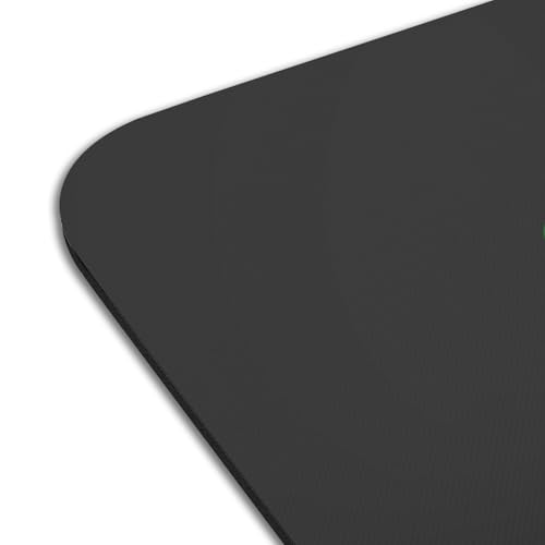 Sets de table Mali caoutchouc noir grand format lavable pour protection table cuisine - 4