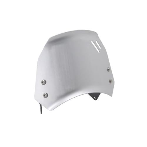Extension bulle Scrambler 400X argent pour le voyage et les trajets routiers