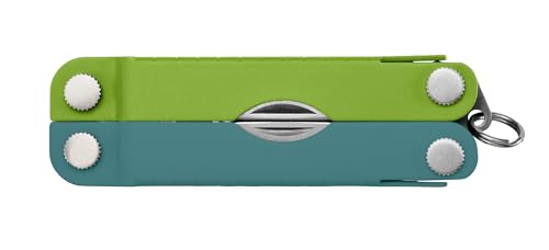Image of LEATHERMAN, Micra, Keychain Multi-tool with Grooming Tools, Mini Pocketknife for Everyday Carry (EDC), Hobbies & Outdoors, Built in the USA, Teal Twist