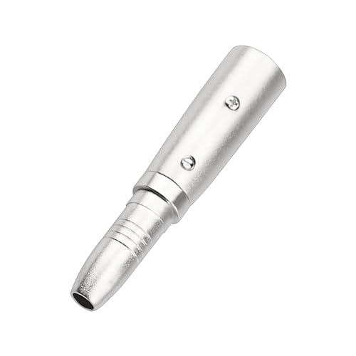 Image of XLR 3 Pin Male to 1 /4 inch 6.35mm Female Socket Audio Adapter-(1 Pcs) XLR Male to 6.35mm 1 /4''TRS Female