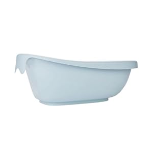 Badabulle Babybadje in de vorm van een Walvis, Made in Europe, Vanaf de geboorte tot 24 maanden, Ingebouwde afvoerdop, Ruim en Comfortabel, Compatibel met badhangmat en badzitje