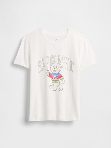 Image of Gap Girls Short Sleeve Logo Tee T-Shirt