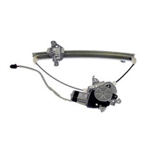 Image of TRQ Rear Left Power Window Regulator & Motor Assembly Drivers Side Compatible with 2005-2015 Nissan Xterra