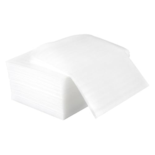Gogogmee 200 pezzi Sacchetti Imbottitura per Imballaggio Buste in Schiuma Epe Impermeabili Protezione Fragile per Piatti e Accessori per Spedizioni e Traslochi