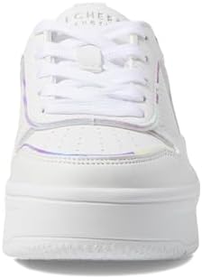 Skechers Girls Court Hi-Air Sneaker, White, 13 Little Kid | Image 5