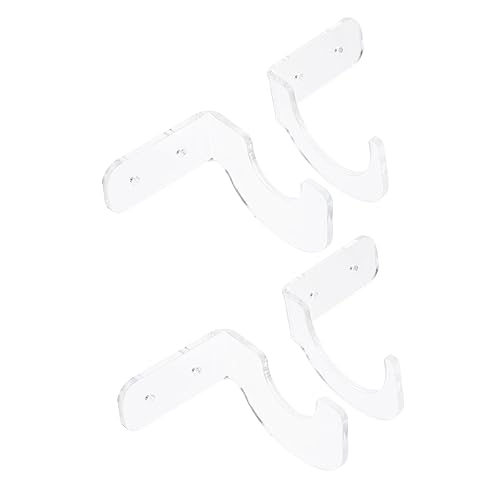 COOLHIYA Hockey Bat Display Rack Bat Storage Stand Acrylic Baseball Holder for Decor