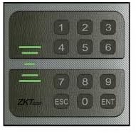 KR502-OSDP - Read HID 125kHz Proximity ID Card Number, OSDP - Short Range, Single Gang, keypad