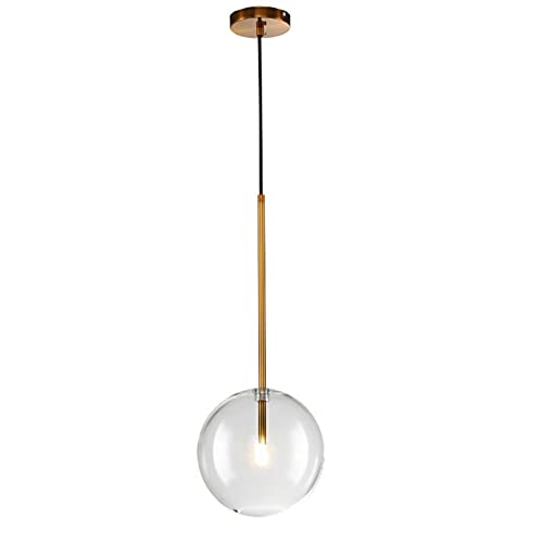 Luz colgante de la isla de cocina moderna con esferas de cristal regulables para cenas