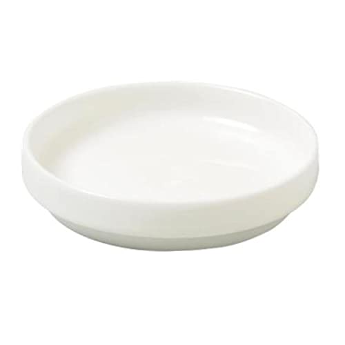 IHR 2X Porzellan Untersetzer Kerze Weiß 10cm Tischdeko Kerzenhalter...