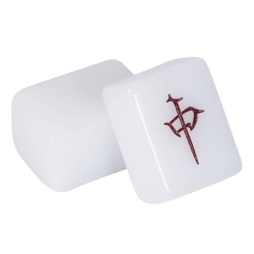 Juego de Mesa Mahjong Chino con 144 Fichas Acrílicas miniatura 1