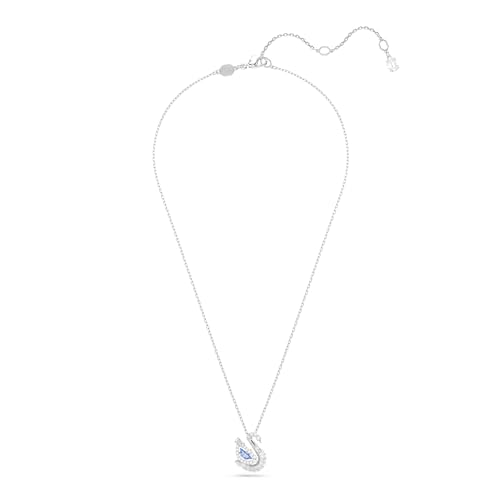 Swarovski Swan pendant, Mixed cuts, Swan, Blue2