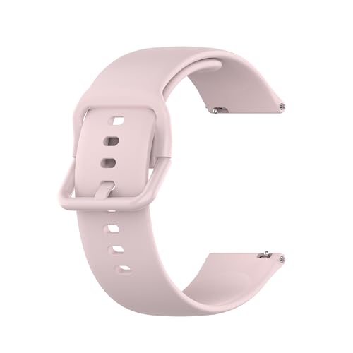 RuenTech Compatible for TOOBUR IDW17 Smart Watch Bands, Replacement Flexible Silicone Band for TOOBUR IDW17 Smart Watch for Women&Men (Pink)