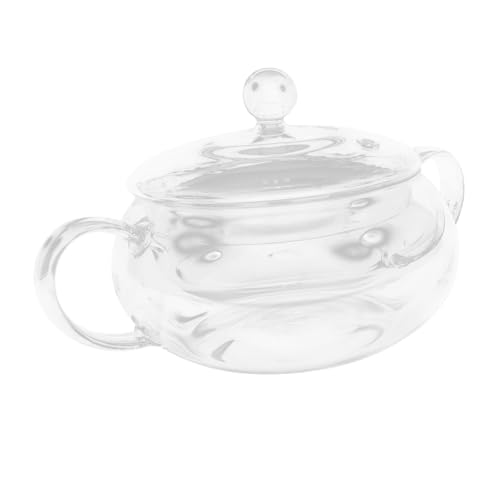 Ciieeo Transparent Glass Cooking Pot Borosilicate Stew Pot Lid Versatile Kitchen Cookware for Soup Noodles and Vegetables Stovetop Safe