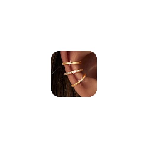 Freekiss Gold Ear Cuffs for Women - Use Code OT77CVOT