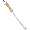 Berry&Bird Weeding Tool Crack Weeder Manual Hand Weeder, V-Shaped Fork Easy Weed Removal & Uprooting, Garden Weed Puller Tool for Patio Lawn Yard