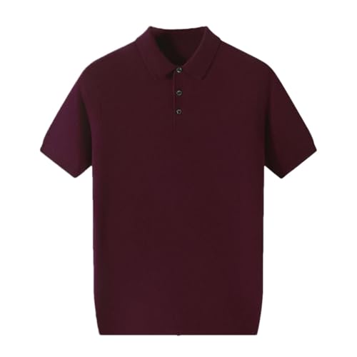 Mens Short Sleeve Pullover Sweater Business Casual Knitted Thin Casual Sweater