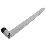 Ipetboom Diagnosehammer mit Integriertem Messinstrument aus Edelstahl Präzises Neurologisches Reflexhammer Messgerät für medizinische Einrichtungen und Praxis Vielseitig Einsetzbar für