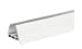 Slide on Door Sweep with Foam Draft Stop - Easy Installation - Slide Right On - for 1