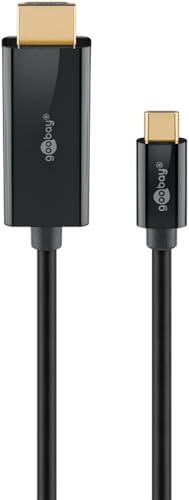 Ya en manzanajugosa.com: goobay Cable USB C a HDMI 2.0 – Conector chapado en oro, resoluciones Ultra HD hasta 4K @ 60 Hz, adaptador USB-C a HDMI para ordenador portátil, PS5, Xbox, Apple TV 4K, accesorios de TV – 3m -75698