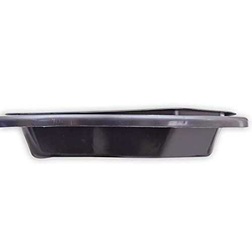 Image of SMARTCARE Unisex Polypropylene Bed Pan with Lid - Comfort and Convenience | Hygienic Solution for Bedridden Individuals (Black)