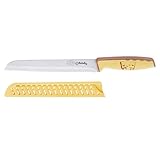 Bread Knife, Ohola 8 inch Serrated Bread Knife for Homemade...
