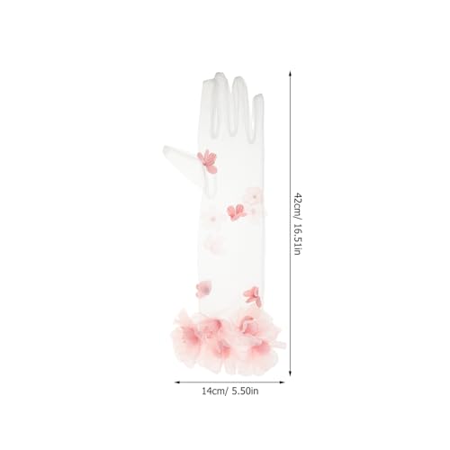Guantes de tul para boda mujer largos y complementos novia 2