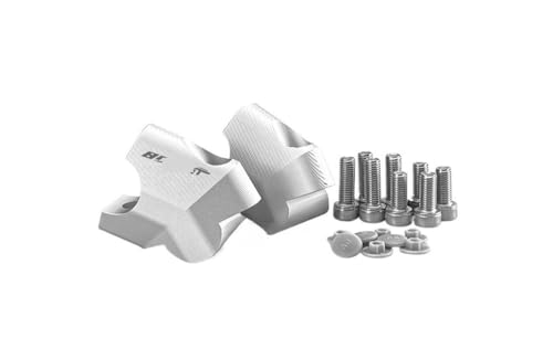 Adaptateur d'extension de collier de serrage guidon moto 800MT finition CNC