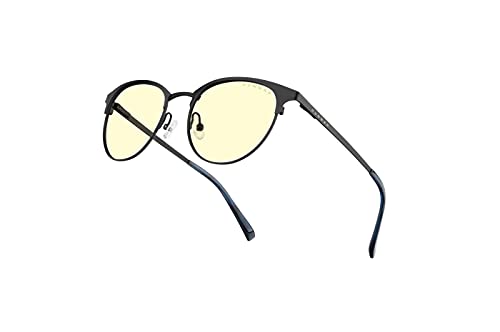 Gunnar Occhiali Da Gioco E Per Computer | Apex, Colore Del Cornice: Onice, Tinta De Lenti: Ambra (Blocca 65% Luce Blu E 100% Uv Luce)| Occhiali Che Bloccano La Luce Blu | Lenti Brevettate - 2