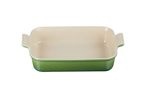 Image of Le Creuset Heritage Rectangular Dish, Stoneware, 32 cm, 2.31 kg, Bamboo, 71102324080001