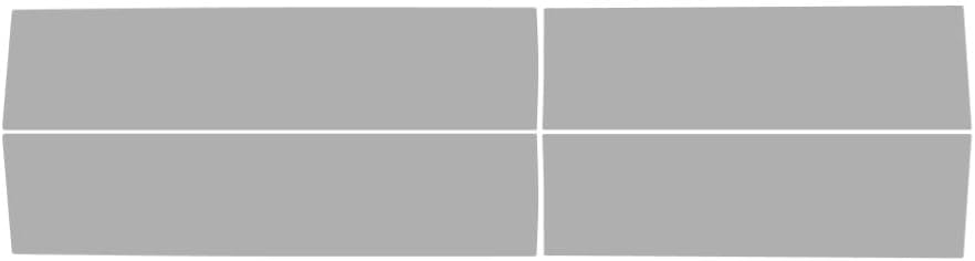 Vicrez Kit precortado PPF de protección de pintura, paneles de puerta, conductor y pasajero vpp1984 compatible con Ford F150 Lightning