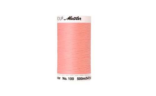 Fil à coudre polyester rose Amann souple pour de belles finitions