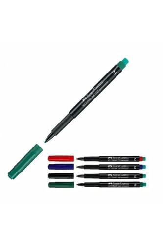 Stylo marqueur permanent Faber-Castell Multimark 1525 M pointe moyenne 1 mm noir 152599