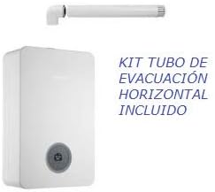 Junkers HYDRONEXT 5600 S WTD12-3 AME Butane Gas Water Heater with horizontal flue kit