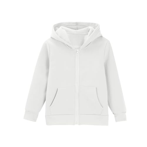 Girls Athletic Sweatsuit 2 Pieces Sweatshirts and Jogger Pant Long Sleeve Zip Up Pockets Jacket Sweatpants Outfits3