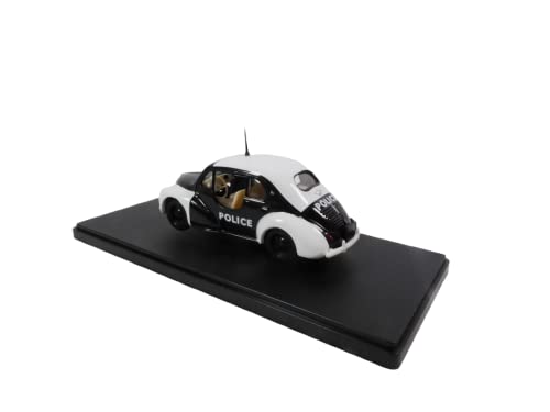 OPO 10 - 1/43 car compatible with RENAULT 4CV PIE - PARIS POLICE - ELIGOR 100792, Medium - Image 3