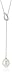 Bella Pearl Dangling Lariat White Y-Shaped Necklace, 19.5"