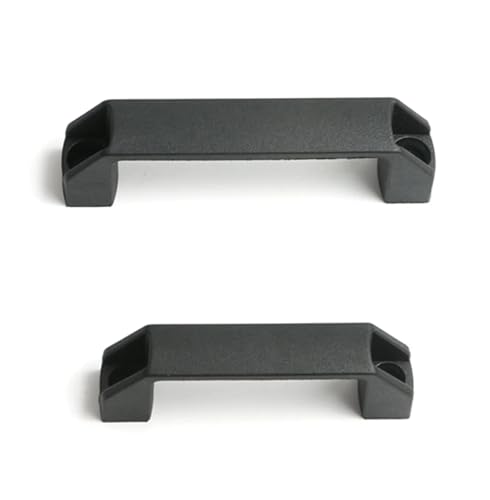 Manija para puerta de armario de cama LS522, diseño cuadrado negro de 180mm 8