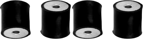 Silent bloc M6 caoutchouc anti vibration 25x20mm amortisseur pour éliminer le bruit