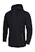 TCA Uomo Revolution Tech Termico da Corsa Hoodie con Tasca Zip - Black Marl (Nero), XL