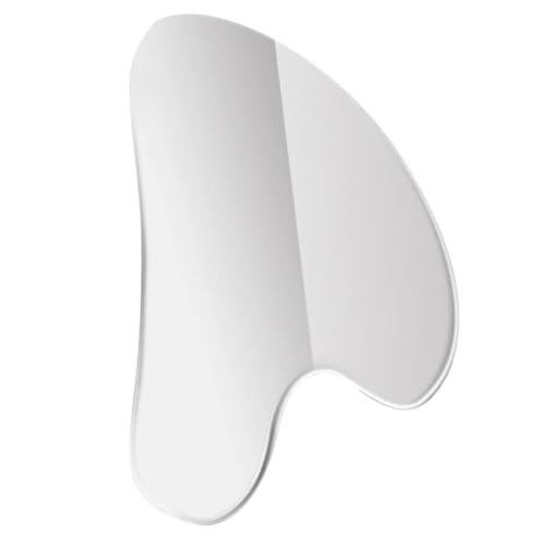 NULYLU Face Massager Tool Face Guasha Facial Scraping Board Heart Shape Massager Stainless Steel