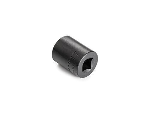 Image of TEKTON 3 /8 Inch Drive x 17 mm Shallow 12-Point Impact Socket | SID12317