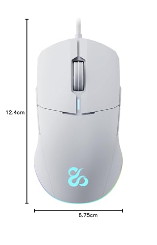 Chiron Ratón Gaming RGB 8000DPI Color Blanco - Mouse gaming - Immagine 6