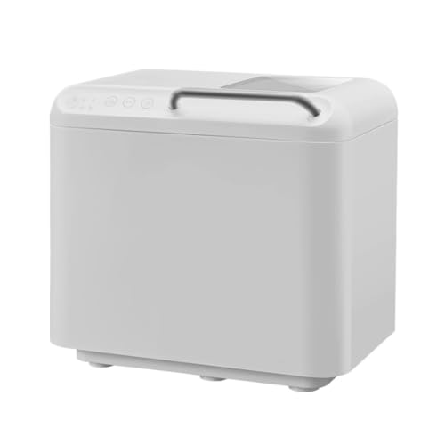 Fabricadora de hielo de sobremesa HYgloF, produce 33 libras en 24 horas, 9 cubos en 6 minutos, auto-limpieza automática, incluye cuchara y canasta, para cocina, oficina, bar o fiesta miniatura 1