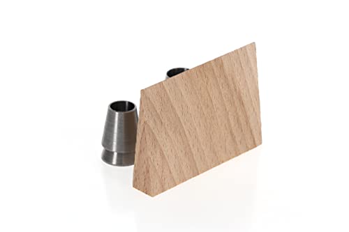 OCHSENKOPF Befestigungssatz, Verkeilung für Äxte, 3-tlg (2x Ringkeil, 1x Holzkeil), Forstwerkzeug, OX E-123-0100, Silber