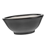 Toyvian Tazón de Estilo Japonés para Cocina y Restaurante Cuenco Negro Multifuncional para Comida y Molido para Hogar Hotel y Uso Profesional