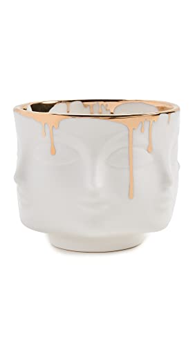 Jonathan Adler Women\'s Gilded Dora Maar Condiment Bowl, White/Gold, One Size