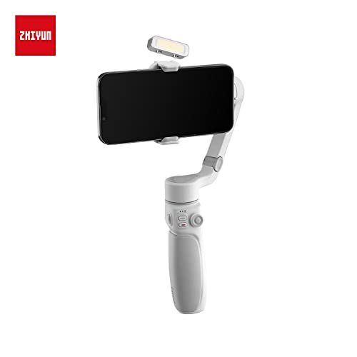 Image of Zhiyun Smooth Q4 Gimbal Stabilizer for Smartphone iPhone Android Cellphone,3-Axis Phone Gimbal w /Built-in Extension Rod Selfie Stick,Megnetic Fill Light,Carrying Bag,Tripod,Zhi yun Smooth Q4 Combo