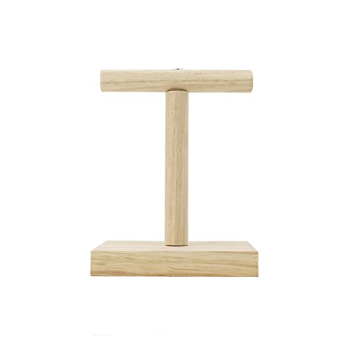 Small Parrot Bird Pet Perch Stand Parakeet Wood Standing Gym Training Grinding Toy Playstand Holder (S) #TOP22